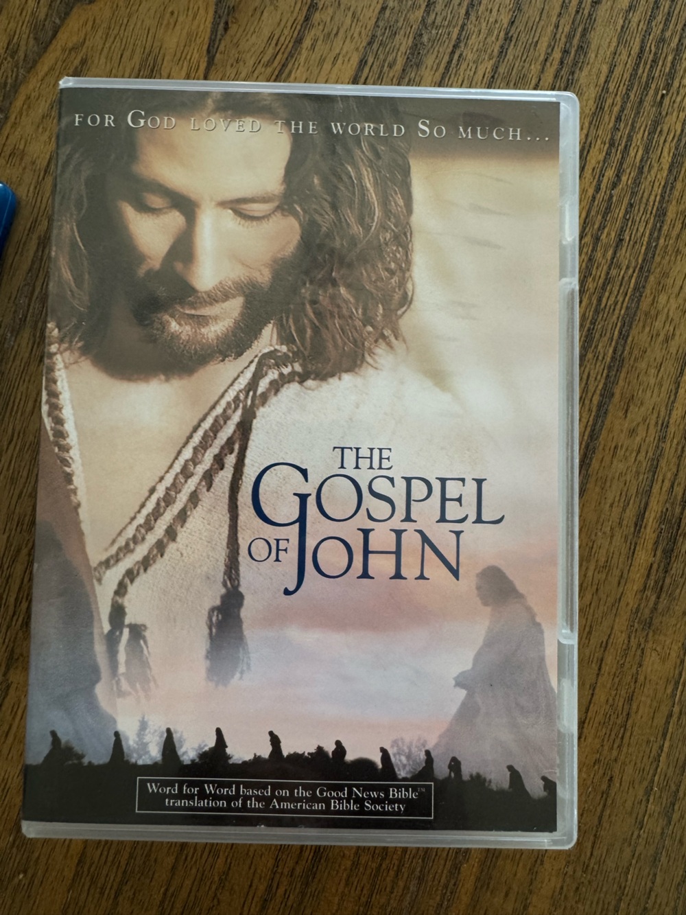 The Gospel of John DVD - Beige & Navy Cover